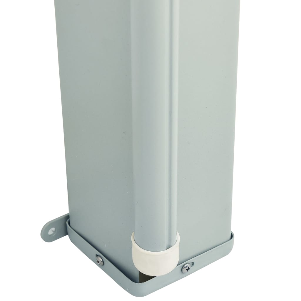 Patio Retractable Side Awning 46.1x236.2 Brown