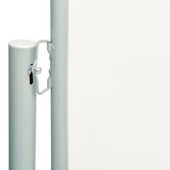 Patio Retractable Side Awning 70.9x236.2 Cream