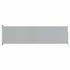 Patio Retractable Side Awning 70.9x236.2 Gray