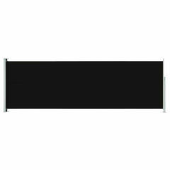 Patio Retractable Side Awning 78.7x236.2 Black
