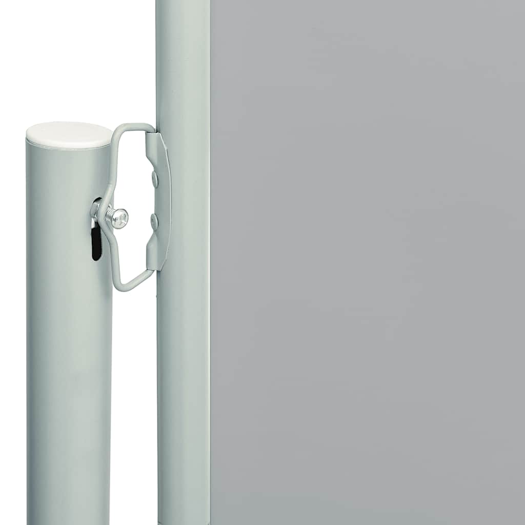 Patio Retractable Side Awning 78.7x236.2 Gray
