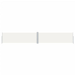 Side Awning Cream Polyester with PU coating Large Retractable