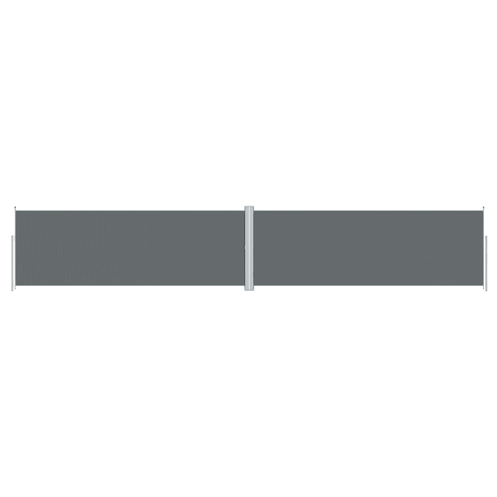 Retractable Side Awning Anthracite 70.9x393.7