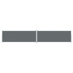 Retractable Side Awning Anthracite 70.9x393.7