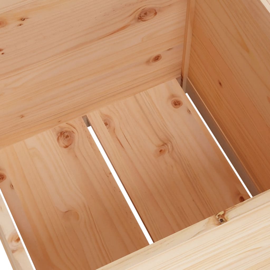 Garden Planter 23.6x23.6x23.6 Solid Wood Pine