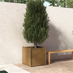 Garden Planter Honey brown Solid pine wood Large Durable