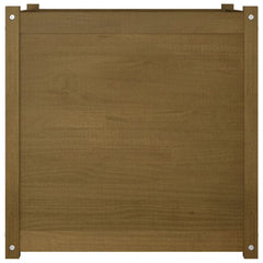 Garden Planter Honey Brown 27.6x27.6x27.6 Solid Wood Pine