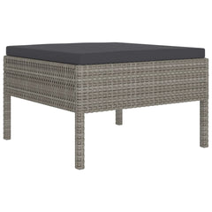 Garden Lounge Set Gray