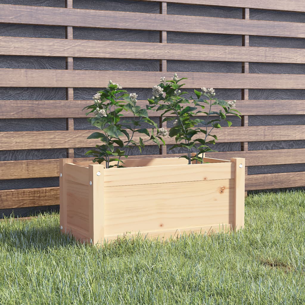 Garden Planter 23.6x12.2x12.2 Solid Wood Pine