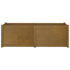 Garden Planter Honey Brown 59.1x19.7x19.7 Solid Wood Pine