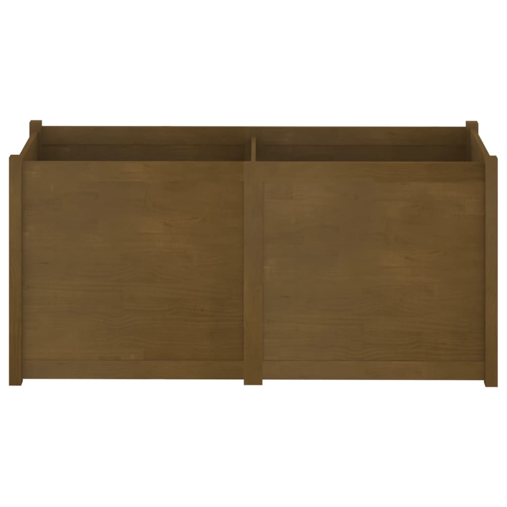 Garden Planter Honey Brown 59.1x19.7x27.6 Solid Wood Pine