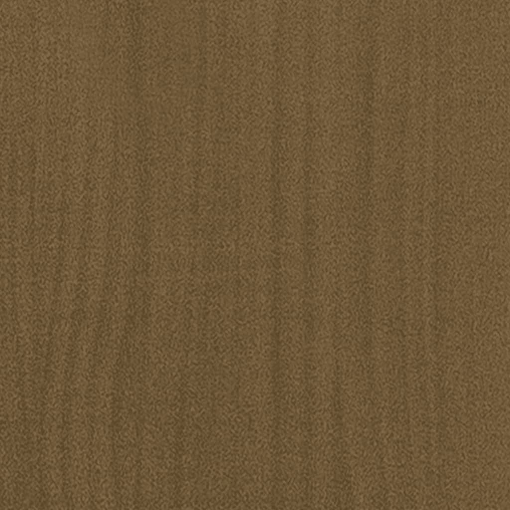 Garden Planter Honey Brown 27.6x27.6x27.6 Solid Wood Pine