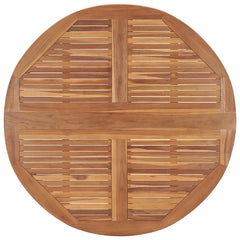 Garden Dining Table Natural teak Teak wood Medium Foldable