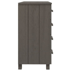 Sideboard Light gray Solid pine wood, MDF Medium Sideboard