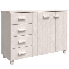 Sideboard White Solid pinewood, MDF Medium Sideboard