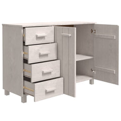 Sideboard White Solid pinewood, MDF Medium Sideboard
