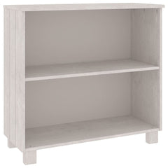 Sideboard HAMAR White 33.5x13.8x31.5 Solid Wood Pine