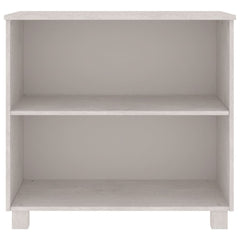 Sideboard HAMAR White 33.5x13.8x31.5 Solid Wood Pine