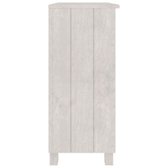 Sideboard HAMAR White 33.5x13.8x31.5 Solid Wood Pine