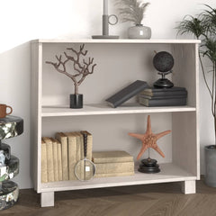 Sideboard HAMAR White 33.5x13.8x31.5 Solid Wood Pine