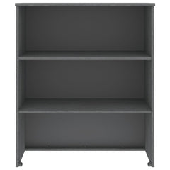 Top For Highboard Dark Grey Solid Pine Wood, MDF
