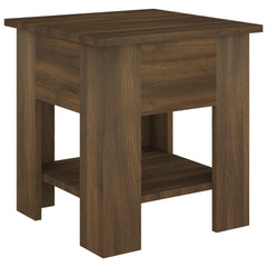 Coffee Table Brown oak Engineered wood Small Coffee Table