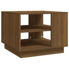 Coffee Table Brown Oak Engineered Wood Medium Coffee Table