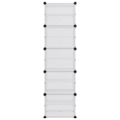 Shoe Rack Transparent 17.3x12.4x60.4 PP