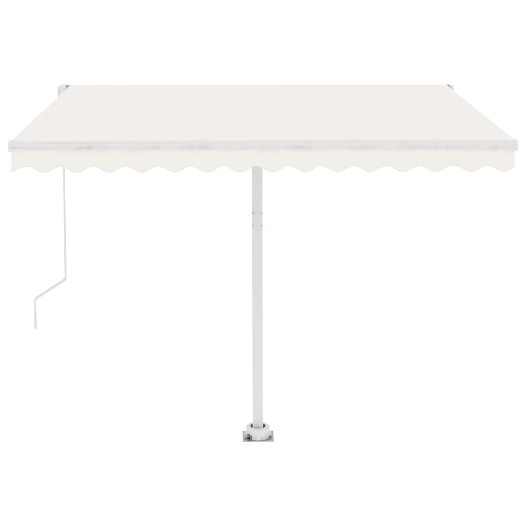 Freestanding Automatic Awning 118.1x98.4 Cream