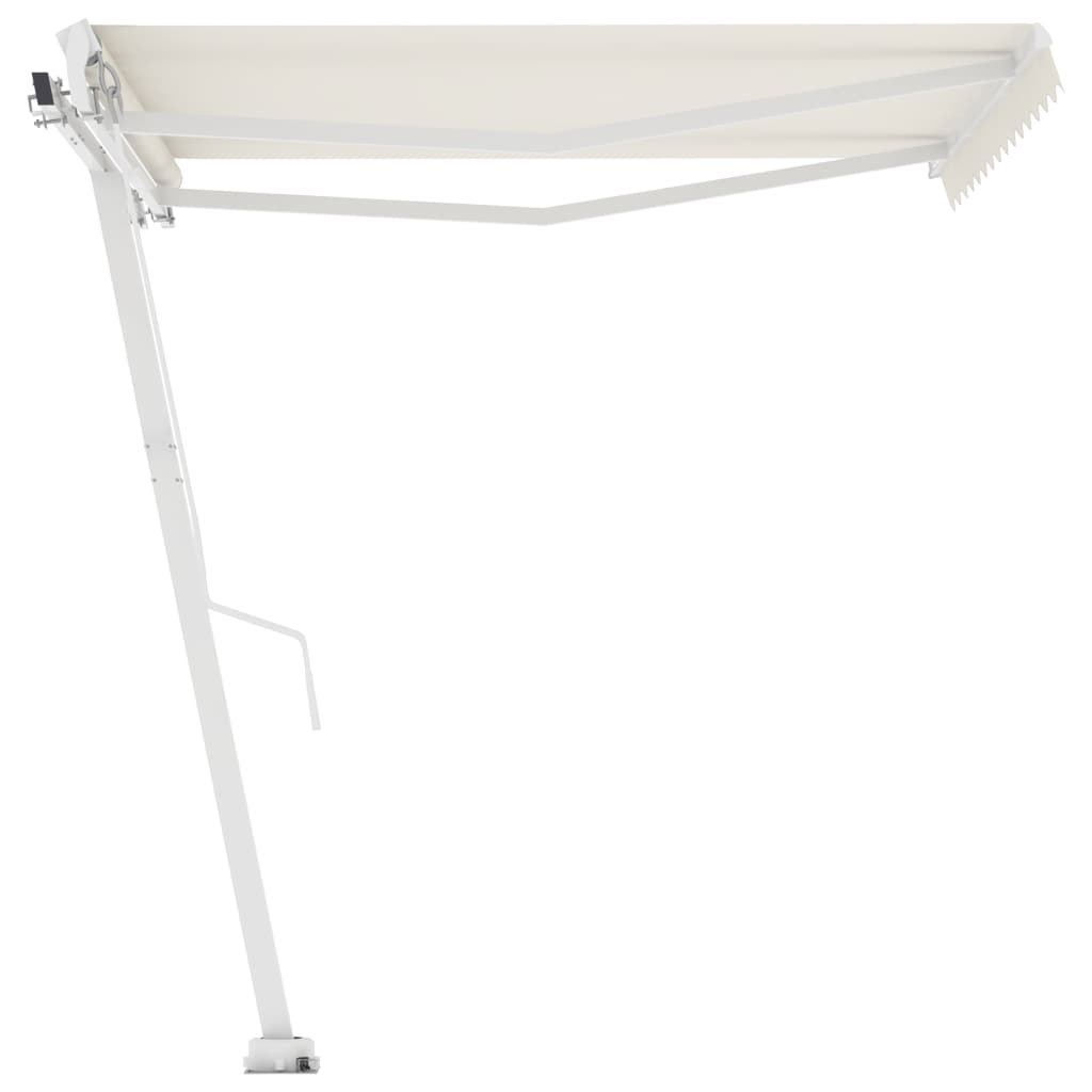 Freestanding Automatic Awning 118.1x98.4 Cream