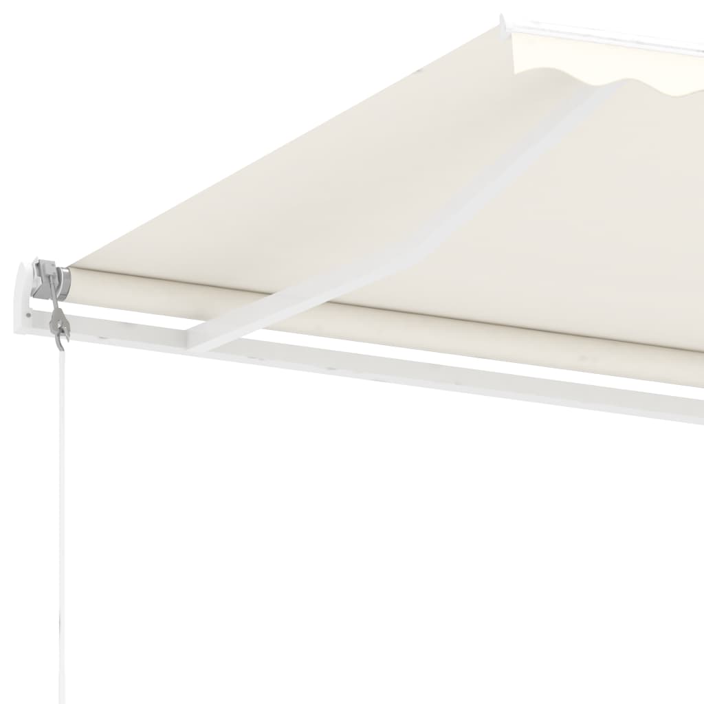 Freestanding Automatic Awning 118.1x98.4 Cream