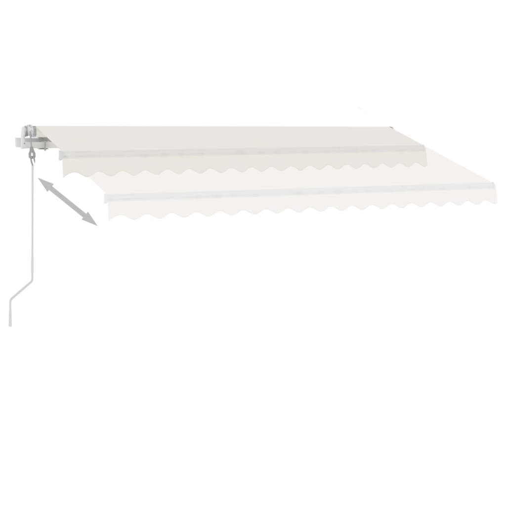 Freestanding Automatic Awning 157.5x118.1 Cream