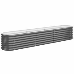 Garden Raised Bed Anthracite Powder-coated steel Large Durable
