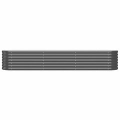 Garden Raised Bed Anthracite Powder-coated steel Large Durable