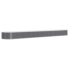 Garden Raised Bed Anthracite Powder-coated steel Extra Long
