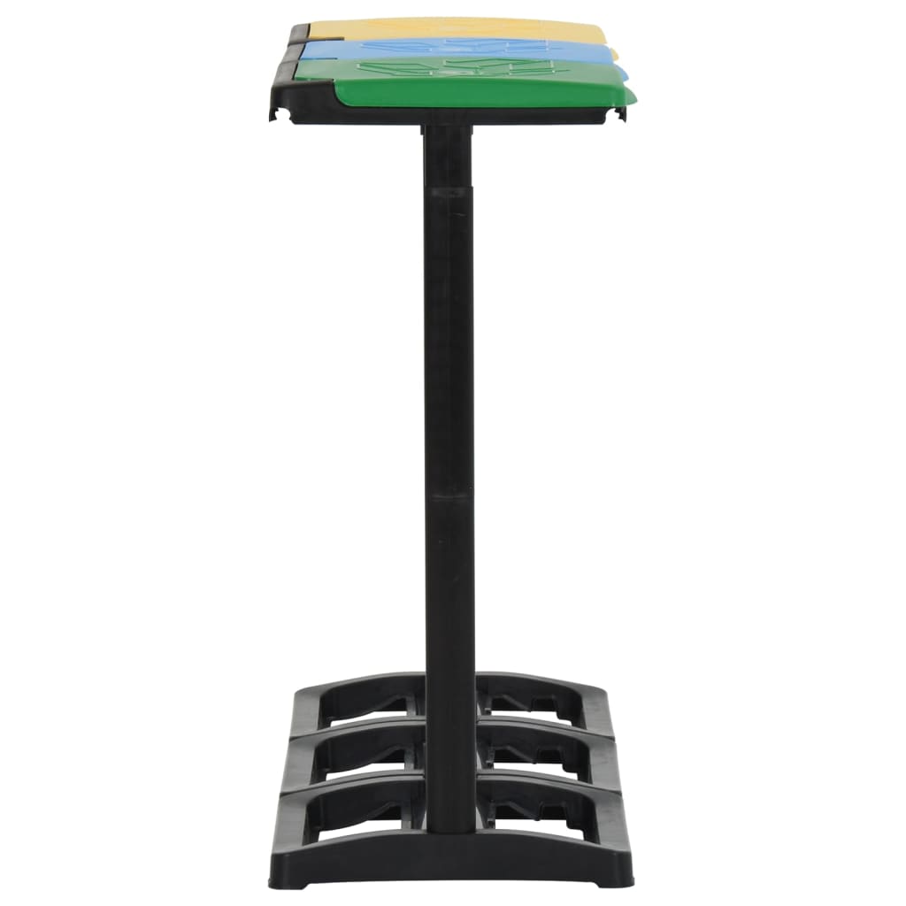 Bin Bag Stands with Lid 63.4 gal-87.2 gal Multicolor PP