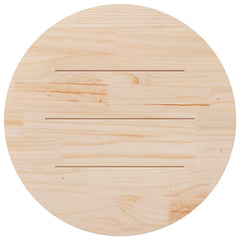 Table Top Ø35.4x1 Solid Wood Pine