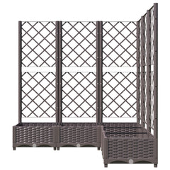 Garden Planter Brown Polypropylene Large Planters