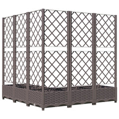 Garden Planter Brown Polypropylene Large Planters