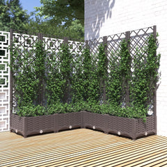 Garden Planter Brown Polypropylene Large Planters