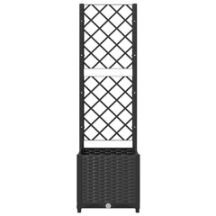 Garden Planter Black Polypropylene 53.5 in tall Planters