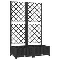 Garden Planter Black Polypropylene Medium Planters
