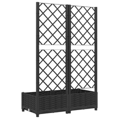 Garden Planter Black Polypropylene Medium Planters