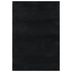Washable Rug Soft Fluffy Short Pile 63x90.6 Anti Slip Black