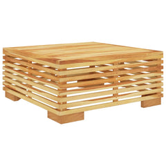 Garden Coffee Table Natural Teak Solid Teak Wood Small Durable