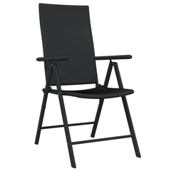 Garden Dining Set Black