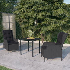 Garden Dining Set Dark Grey Powder-coated steel Medium