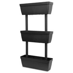Garden Planter 3 pcs 39.4 Anthracite