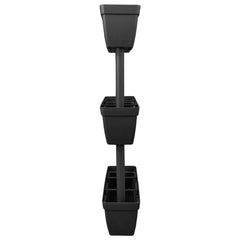 Garden Planter 3 pcs 39.4 Anthracite
