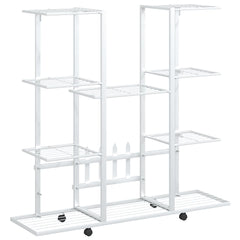 Flower Stand White Powder-coated iron Tall Flower Stand